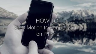How to Convert Slow Motion Video to Regular Speed Video screenshot 1