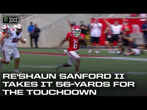 Re'Shaun Sanford II's EXPLOSIVE 56 Yard TD Run | 2026 Monster Energy Big 12 Football