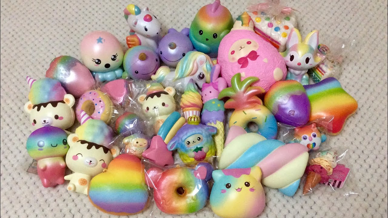 RAINBOW SQUISHY COLLECTION//ASHLEE JAYNE