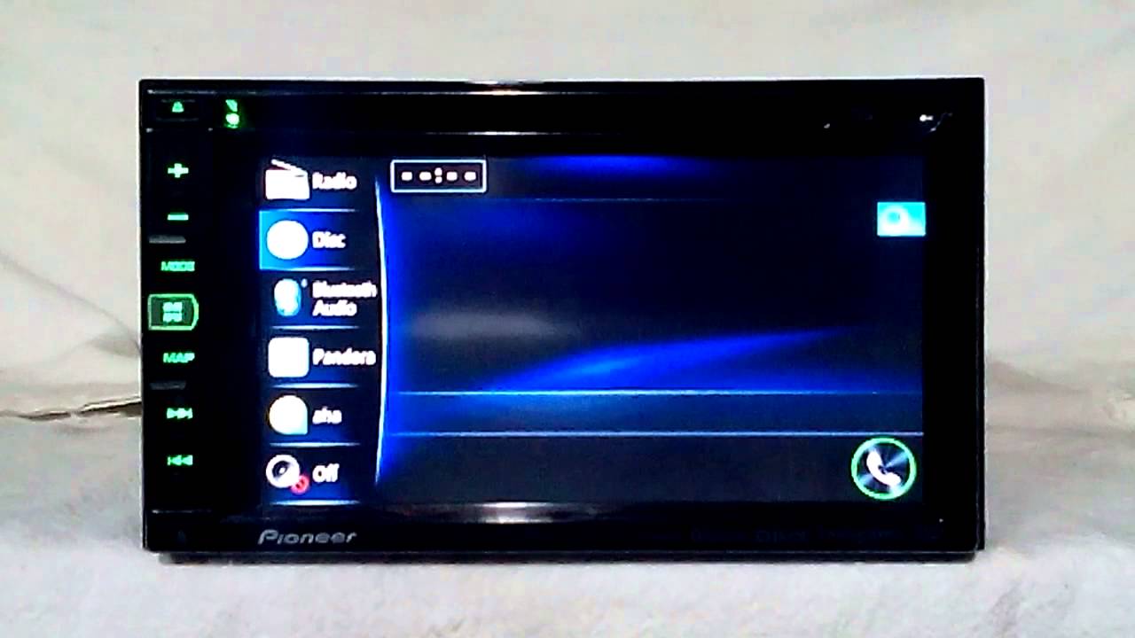 Pioneer AVICX850BT am/fm DVD CD BT GPS Pandora car stereo YouTube