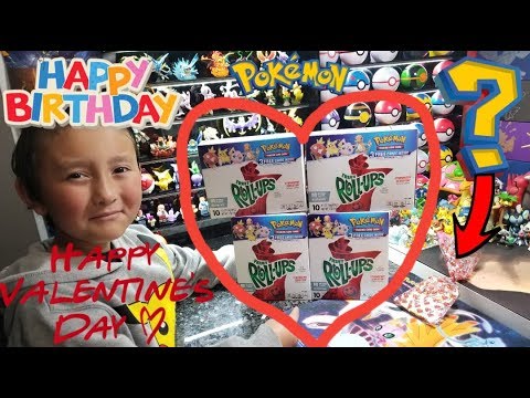 ITS MY BIRTHDAY!! HAPPY VALENTINES! Opening New RARE & EXCLUSIVE POKEMON CARDS Inside Fruit Roll ups