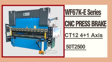 RONGWIN WF67K-E 50T2500 high accuracy CT12 CNC controller electro-hydraulic press brake for sale