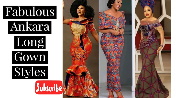 Elegant Ankara Long Gown Styles To Slay #fashionstyles #treading #africanfashion #ankara #native