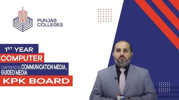 PGC lectures-Inter Part 1-KPK Board-Computer-Chapter 5 - Computer Media with types, types of Guided