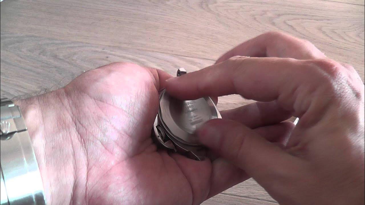 How to open a watch case back without a special tool YouTube