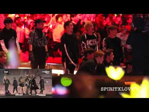 Monsta X ft. EXO Reaction to Bigbang [MAMA] 2015 Fancam Part 3