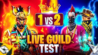1vs2 live guild test ✨🤔💫free fire live 🥰😈Najru live ❤😘Najru Bhai