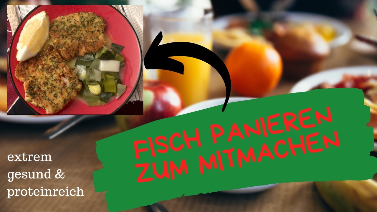 || FISCH || FISCH PANIEREN - ERKLÄRUNG IN 2 MINUTEN &amp; EXTREM LECKER ...