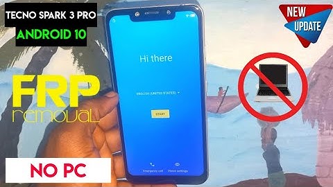 Tecno Spark 3 Pro (Kb8) Frp Bypass / TECNO KB8 Google Account Remove Android 10  || Without Pc