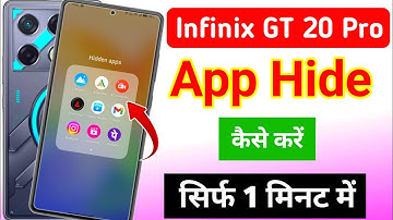 Infinix gt 20 pro 5g me app hide kaise kare | how to hide app in infinix gt 20 pro 5g /app hide kare