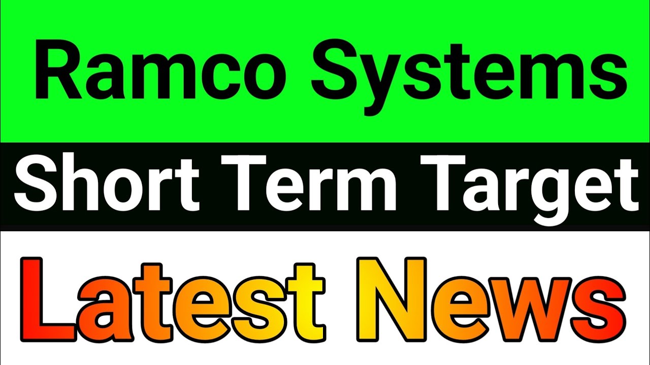 Ramco Systems share🔥 ramco systems share news 🪀ramco systems share latest news