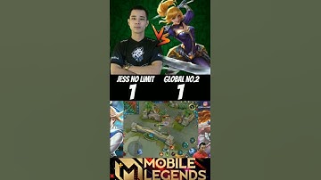 Jese no limit vs Global no.2 Fanny 🔥 (1v1) who will win 🔥 #jessnolimit #fanny #mlbb #shorts