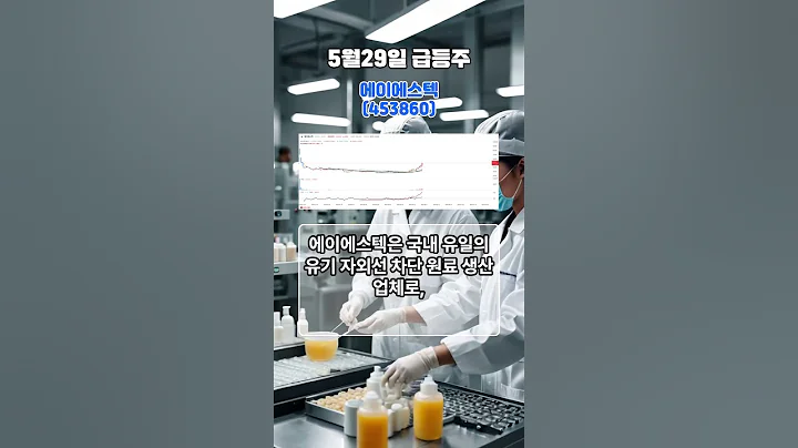 [ 5월 29일 급등주 ] 에이에스텍(453860) +13.60% 급등