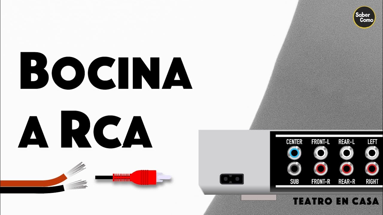 Puedo Conectar Cables de Bocina a RCA YouTube