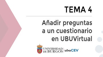 Añadir preguntas a un cuestionario en UBUVirtual