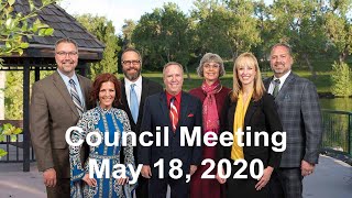 Arvada City Council Meeting - May 18, 2020