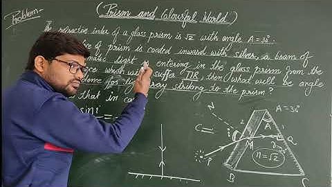 Class_10th_Physics_Numericals_on_Prism || by Ratnesh Shukla