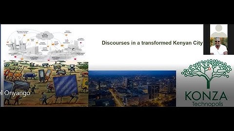 Dr.Joel Onyango| Imaginaries of smart cities| How do we manage transformations to ensure resilience?