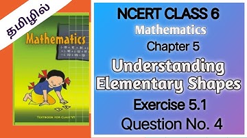 Q.4 -Exercise 5.1 - Understanding Elementary Shapes - Chapter 5 - Ncert class 6 Maths - 💯💯 explained