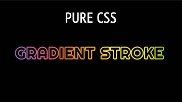 CSS Gradient Stroke