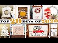 My BEST 20 DIYs Of 2020 | Farmhouse Decor | Dollar Tree DIYs | Trash To Treasure | Must Try DIYS!