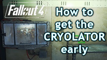 Fallout 4 - Getting the Cryolator at the start of the game