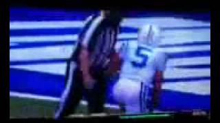 Indianapolis Colts Gambit Watch Colts Kicker Molested By Referee