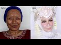 makeover nenek-nenek 8 cucu jadi pengantin barbie sunda