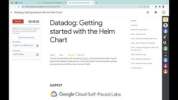 Datadog: Getting started with the Helm Chart || #qwiklabs || #GSP937