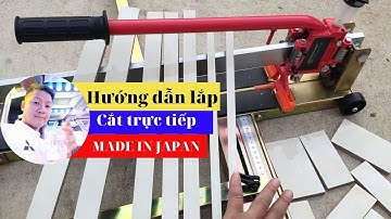 Hướng dẫn lắp bàn cắt gạch hiệu TOBOKI | DỤNG CỤ CÔNG TRÌNH