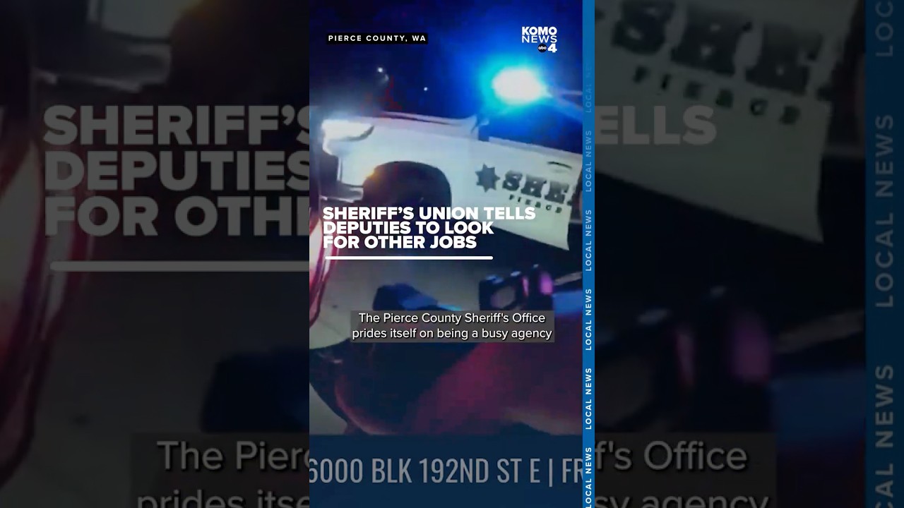 Pierce County sheriff’s union tells deputies to look for other jobs if they want fair pay