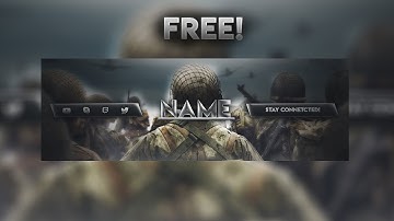 COD:WW2 HEADER PSD (LINK IN DESCRIPTION)