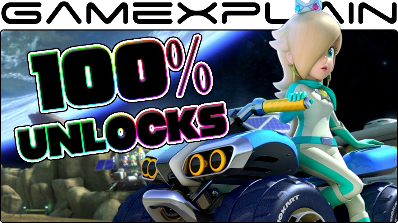 Mario Kart 8 Deluxe: How To UNLOCK Everything 100%! (Gold