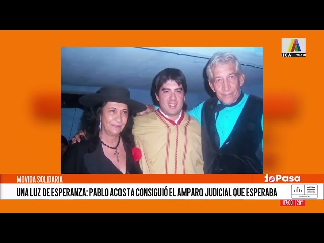 Una luz de esperanza: Pablo Acosta consiguió el amparo judicial que buscaba para su tratamiento