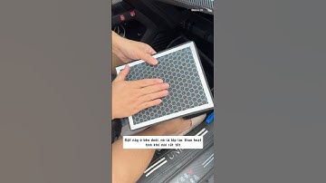 Hướng dẫn tự thay lọc gió điều hoà ô tô đơn giản tại nhà #phukienoto36 #locgiodieuhoaxfilter