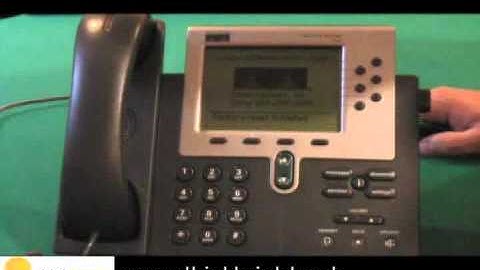 How To Factory Default A Cisco 7960 Phone
