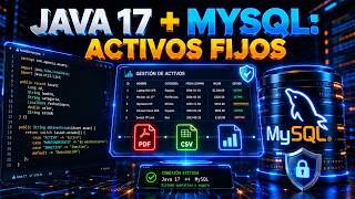 💻 Sistema de Activos Fijos en Java [Full CRUD + MySQL + Reportes PDF/CSV] 📊