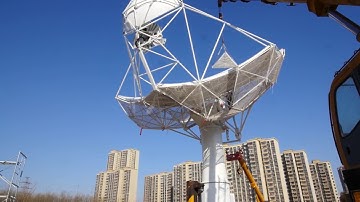 Manufacturing a radio telescope - The first SKA prototype dish