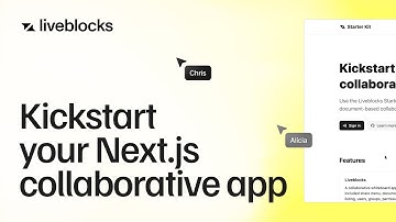 Liveblocks Starter Kit: kickstart your Next.js collaborative app