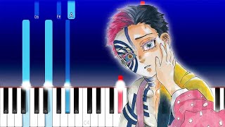 Akaza&#39;s Love Theme - Demon Slayer Infinity Castle Movie OST (Piano Tutorial)