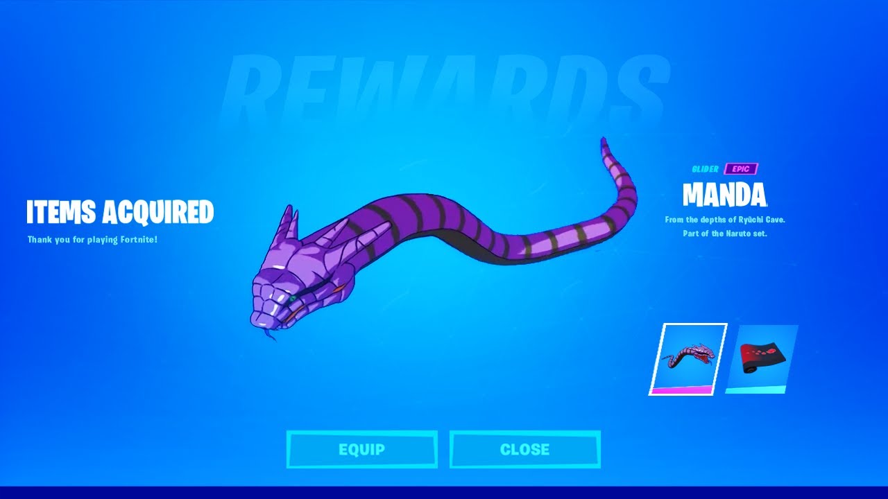 Fortnite players completing Nindo challenges get a free Naruto glider