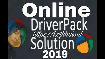 DriverPack Solution Online how to installIt’7, 8, and 10.  #2019