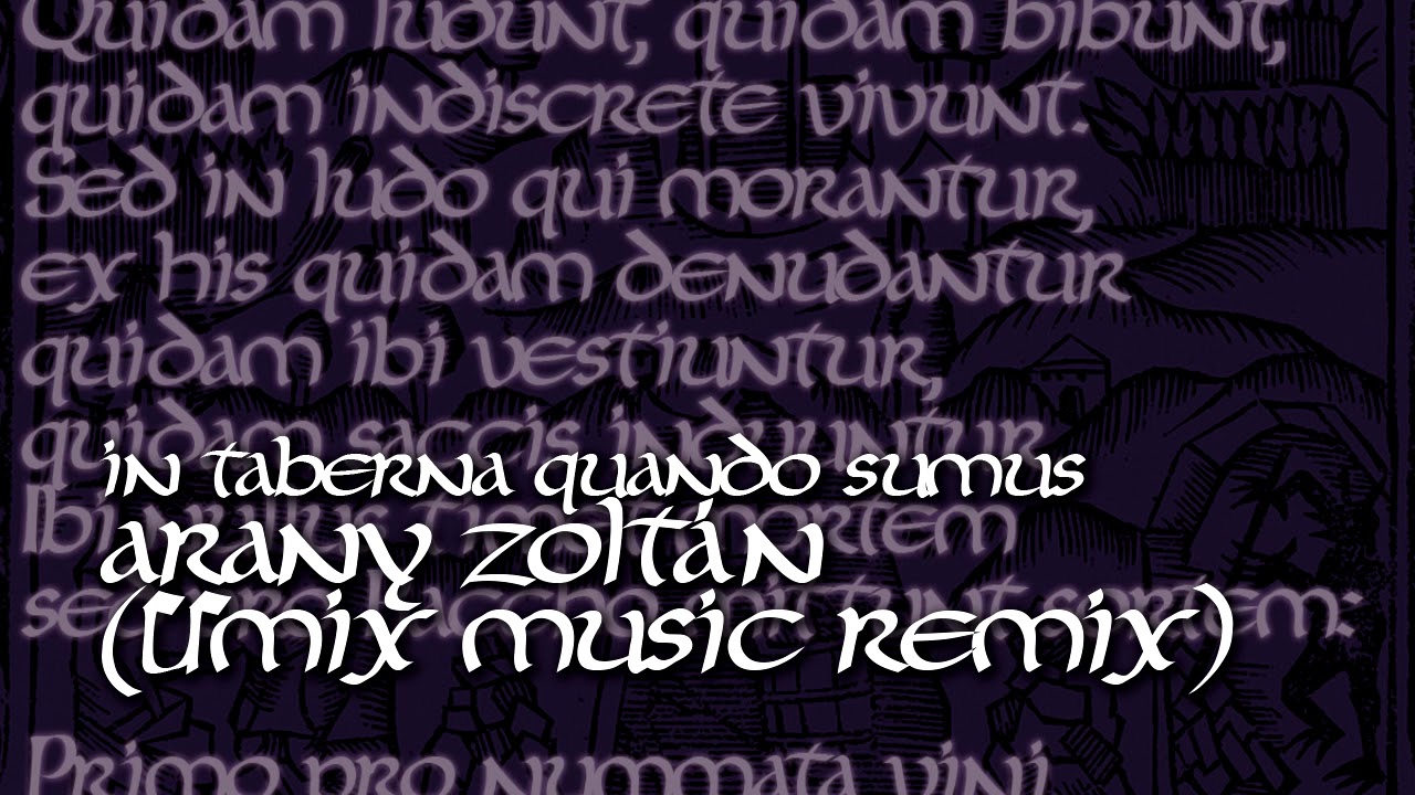 Arany Zoltán - In Taberna Quando Sumus (umix music remix)