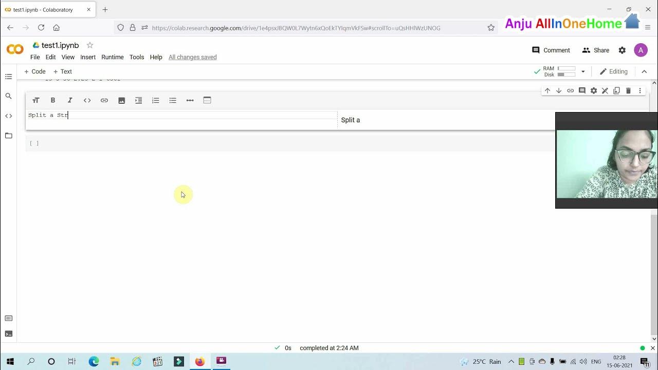 How to Split a String in Python | Split a String using Google Colab ...