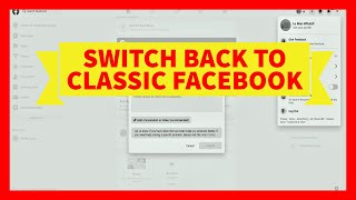 How to Switch Back to Classic Facebook How to Switch Back to Classic Facebook
