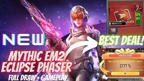MYTHIC EM2 ECLIPSE PHASER FULL DRAW | GAMEPLAY | LEVEL UPGRADE | LEGENDARY C4 | CALL OF DUTY MOBILE