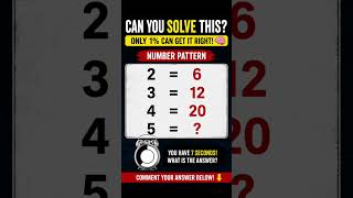 Only 1% Can Find The Missing Number! 🧐 | IQ Test