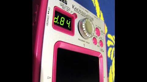 Kaossilator: "Three Kaossilator Sequences" (kaossilator video #10)