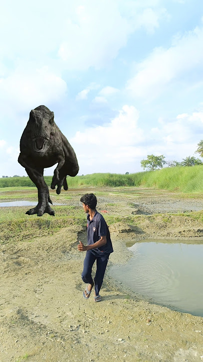 Big Dinosaur Jurassic world attack part 127 #vfx #dinosaur #youtube #viral #shorts