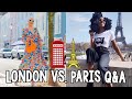 LONDON VS. PARIS Q&A PT. 2 | dating while abroad, finding somewhere to live, making new friends